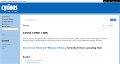 Desktop Screenshot of control.cyriouswiki.com