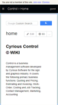 Mobile Screenshot of control.cyriouswiki.com